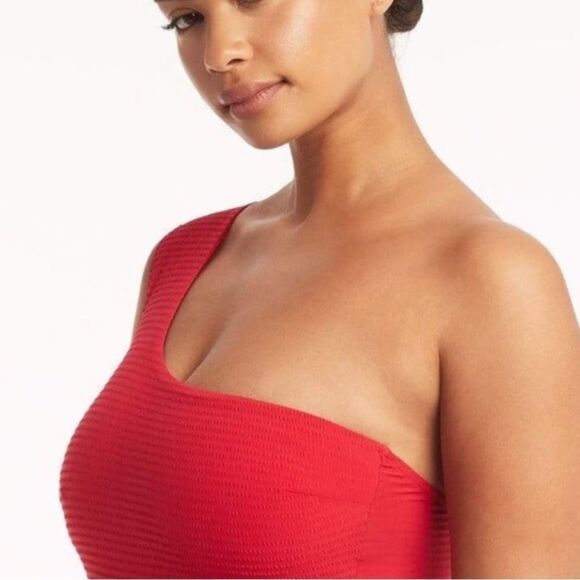 NWT Sea Level Swim Messina Wide Strap One Piece Swimsuit size 4 - Picture 4 of 8